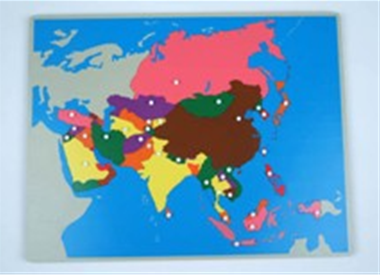亚洲地图